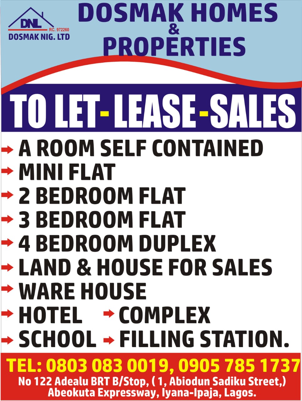 TO LEASE